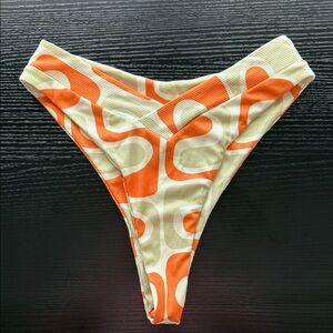 Aurelle High Leg Cheeky Bikini Bottoms